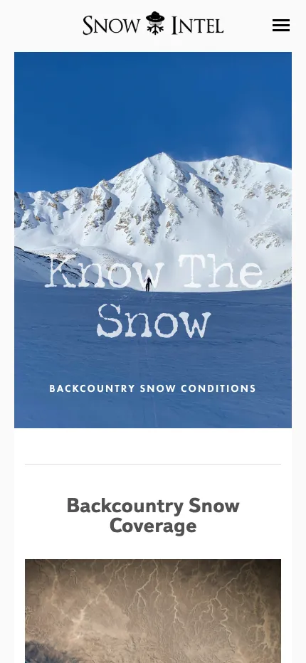 Snow Intel iOS Application and Machine Learning Backend